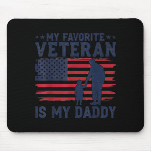 Trotse favoriete leger papa dochter zoon vader muismat