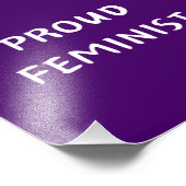 Trotse feministe foto afdruk (Hoek)