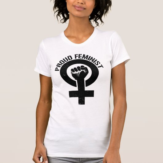 TROTSE FEMINISTE T-SHIRT (Voorkant)