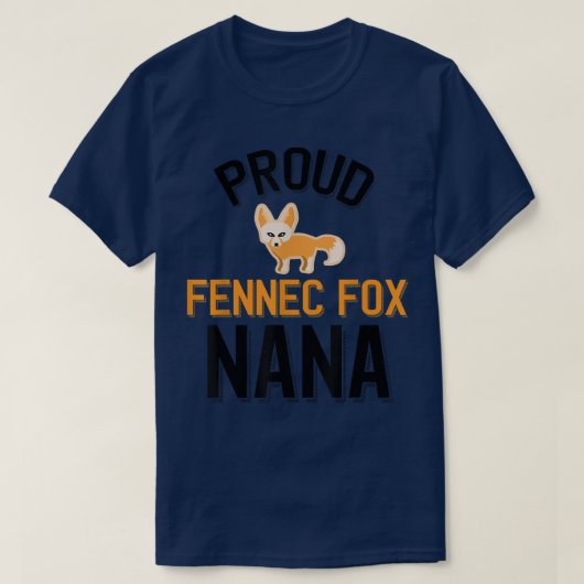 Trotse Fennec Fo Nana  T-shirt (Design voorkant)