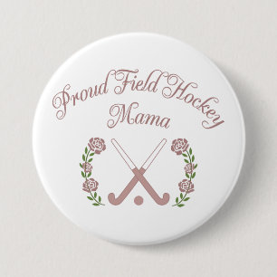 Trotse Field Hockey Mama Dames Hockey Varsity Ronde Button 7,6 Cm