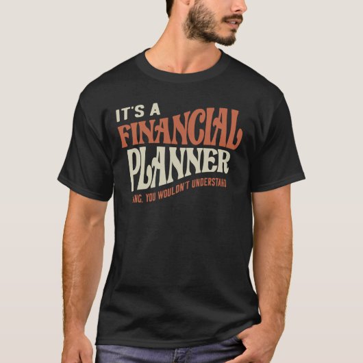 Trotse financiële planner t-shirt (Voorkant)
