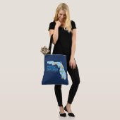 Trotse FLVS Docent, Marineblauw Tote Bag (Op model)