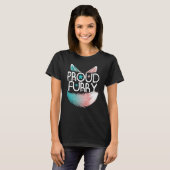 Trotse Furry Fandom Cosplay Dier Furries Furry Per T-shirt (Voorkant volledig)