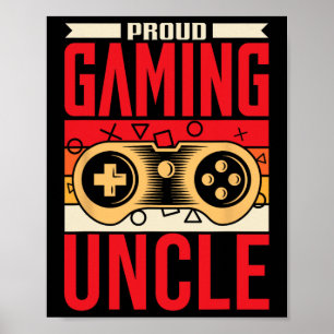 Trotse Gaming Oom Gamer Videogames Game Gamers G Poster