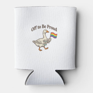 Trotse Gans Pride Parade Vintage Shirt Ontwerp_1 Blikjeskoeler