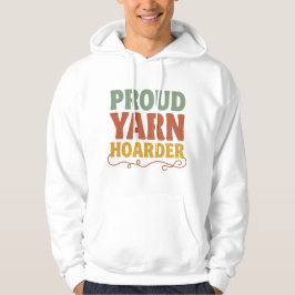 Trotse Garens Hoarder Grappig Breien Hoodie