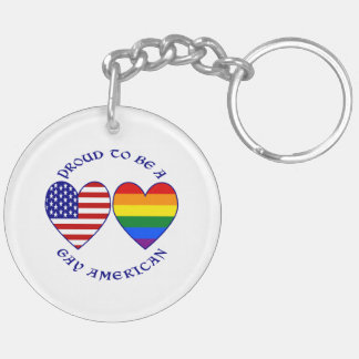 Trotse Gay Amerikaan Sleutelhanger