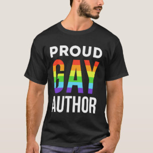 Trotse Gay Auteur Pride LGBTQ T-shirt