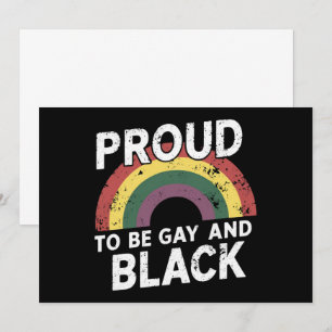 Trotse Gay Te Zijn En Zwarte Trots Maand 2025 Kaart
