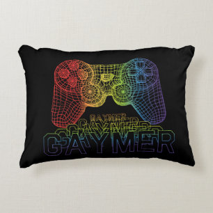 Trotse Gaymer, Gay Pride Gaming Accent Kussen