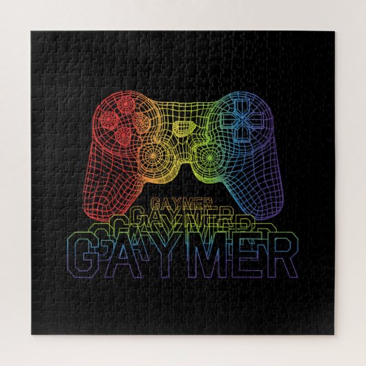 Trotse Gaymer, Gay Pride Gaming Legpuzzel (Verticaal)