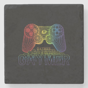 Trotse Gaymer, Gay Pride Gaming Stenen Onderzetter
