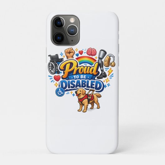 Trotse Gehandicapte – Empowerment Grafisch Ontwerp Case-Mate iPhone Case (Achterkant)