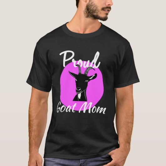 Trotse geitenmoeder Boerderij dier T-shirt (Voorkant)