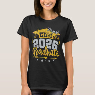 Trotse Gigi van een afgestudeerde in 2026 Grad Sen T-shirt