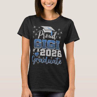 Trotse Gigi van een Cl van afgestudeerde 2026 2026 T-shirt