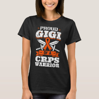 Trotse Gigi van een CRPS Warrior RSD Awareness Rib T-shirt