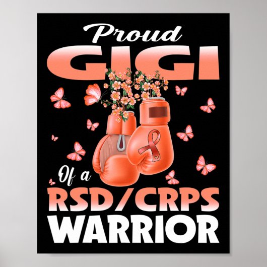 Trotse Gigi van een RSD CRPS Warrior Awareness Box Poster (Voorkant)
