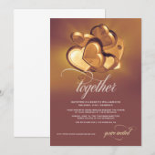 Trotse Gouden Trouw Uitnodiging (Voorkant / Achterkant)