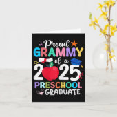 Trotse Grammy van 2025 voorschoolse Afstuderen Afs Kaart (Gele Bloem)