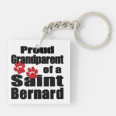 Trotse grootoudersleutelhanger sleutelhanger (Achterkant)