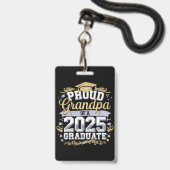 Trotse Grootvader Van Een Afgestudeerde In 2025 Fa Badge (Front with Lanyard)