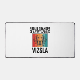 Trotse Grootvader Vizsla Vintage Hondenliefhebber Bureaumat