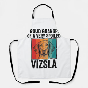 Trotse Grootvader Vizsla Vintage Hondenliefhebber  Schort