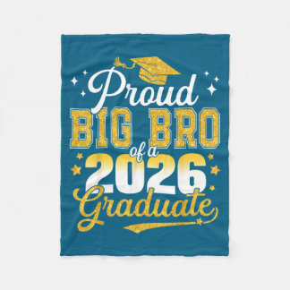 Trotse grote broer Klas 2026 Kunstwerk Fleece Deken