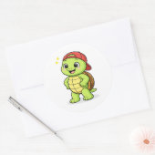 Trotse Grote Jongen Ronde Sticker (Envelop)