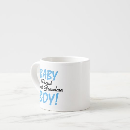 Trotse Grote Oma Baby Jongen Cadeaus Espresso Kop (Links)