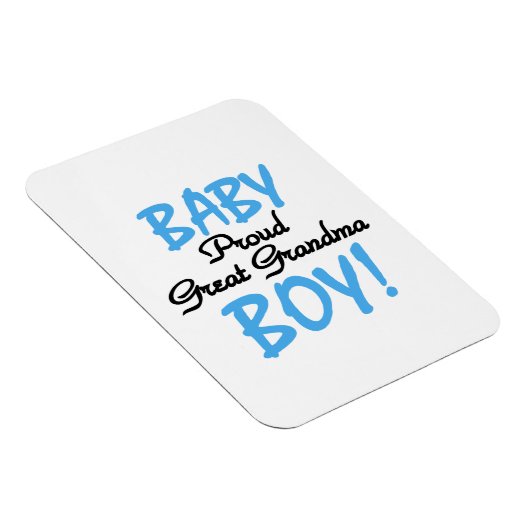 Trotse Grote Oma Baby Jongen Cadeaus Magneet (Rechterzijde)
