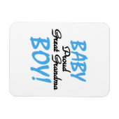 Trotse Grote Oma Baby Jongen Cadeaus Magneet (Horizontaal)