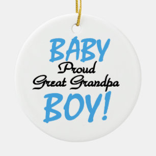 Trotse Grote Opa Baby Jongen Cadeaus Keramisch Ornament