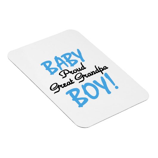 Trotse Grote Opa Baby Jongen Cadeaus Magneet (Rechterzijde)