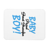 Trotse Grote Opa Baby Jongen Cadeaus Magneet (Horizontaal)