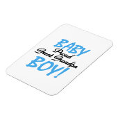 Trotse Grote Opa Baby Jongen Cadeaus Magneet (Linkerzijde)