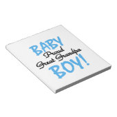 Trotse Grote Opa Baby Jongen Cadeaus Notitieblok (Schuin)