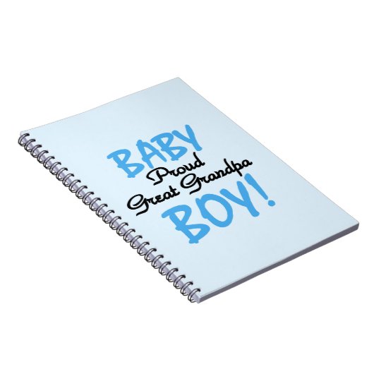 Trotse Grote Opa Baby Jongen Cadeaus Notitieboek (Rechterzijde)