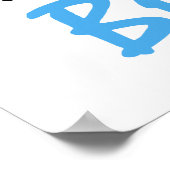 Trotse Grote Opa Baby Jongen Cadeaus Poster (Hoek)