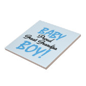 Trotse Grote Opa Baby Jongen Cadeaus Tegeltje (Zijkant)