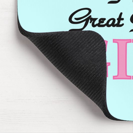 Trotse Grote Opa van Meisje T-shirts en Geschenken Muismat (Hoek)