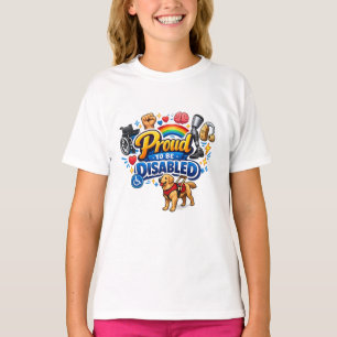 Trotse handicap – empowerment grafisch ontwerp t-shirt