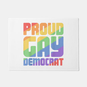 Trotse HBT-democraat Funny LGBT Deurmat