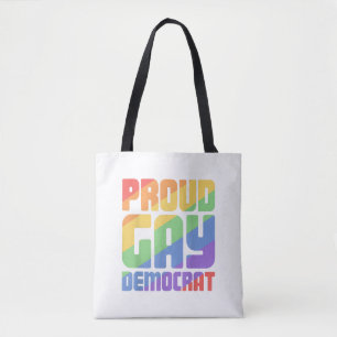 Trotse HBT-democraat Funny LGBT Tote Bag