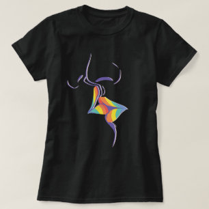 Trotse HBT-regenboog Pride kuslippen T-shirt