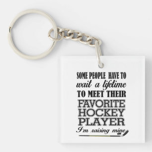 Trotse Hockey Moeder Foto Sleutelhanger