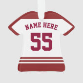 Trotse Hockey Oma  Jersey Ornament (achterkant)