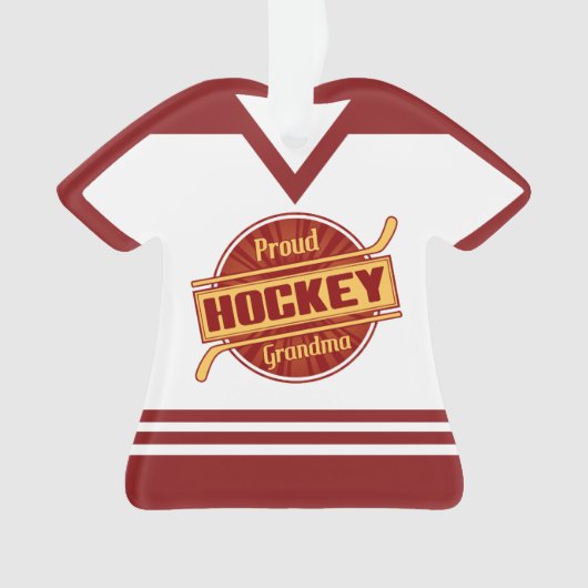 Trotse Hockey Oma  Jersey Ornament (voorkant)